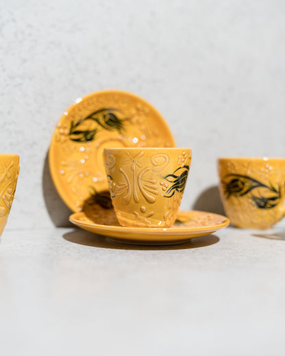 Yellow Tea Set