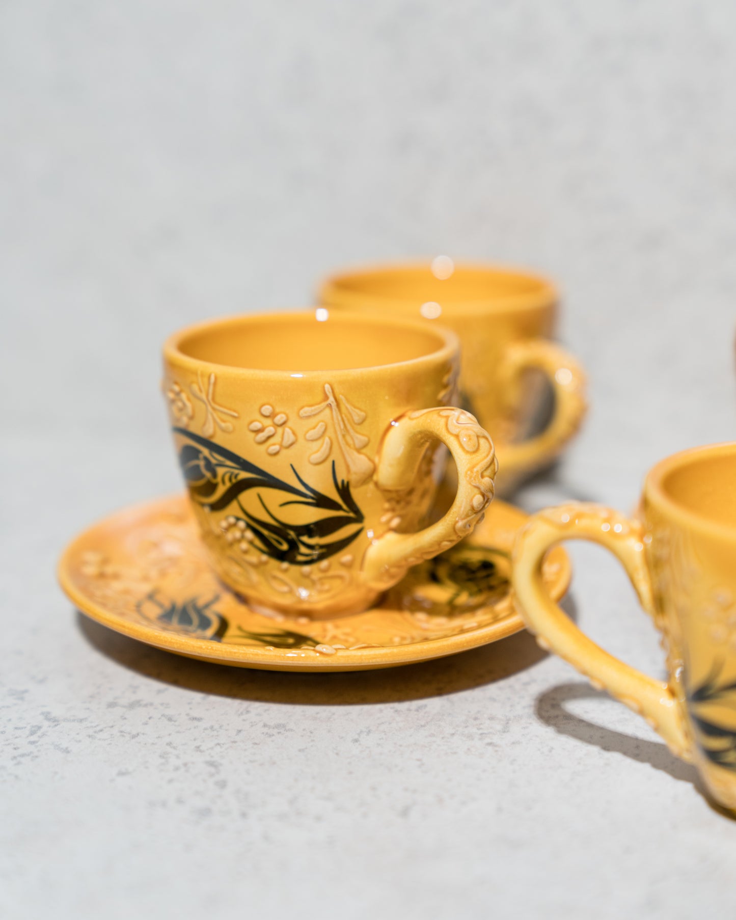 Yellow Tea Set