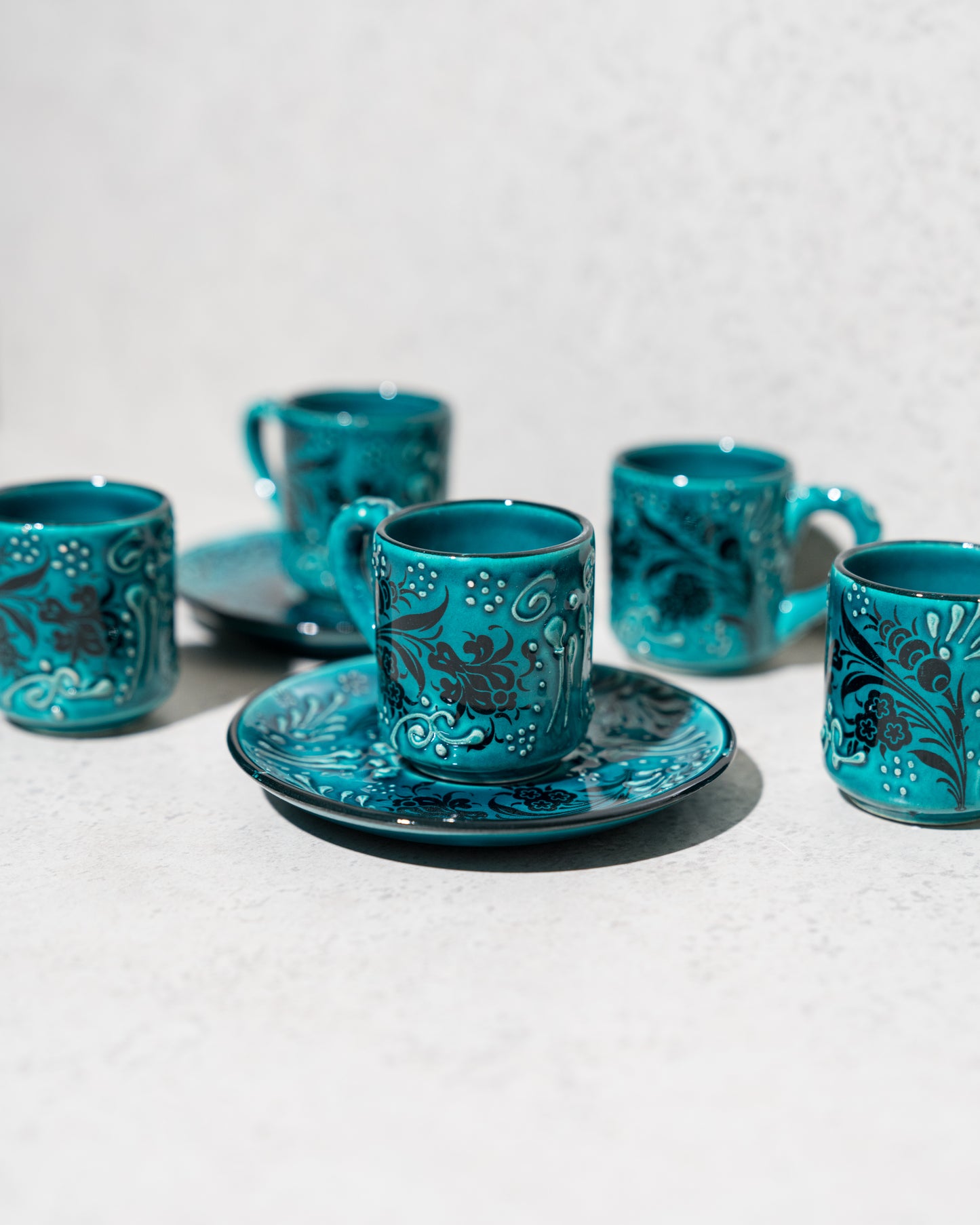 Turquoise Gem Tea Set