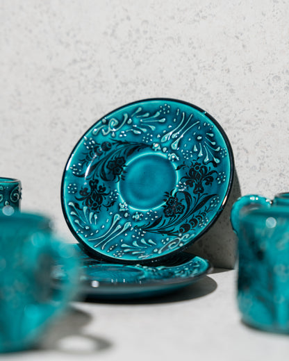 Turquoise Gem Tea Set