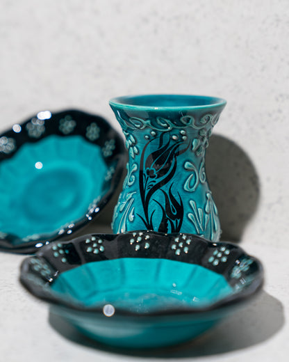 Turquoise Gem Tea Set