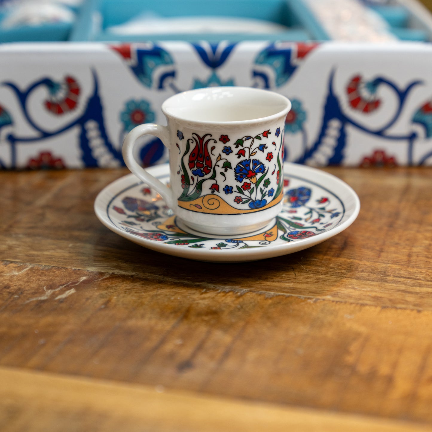 Traditional Floral Tea Set